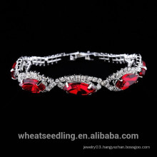 2015 Fashion Glass Gemstone Crystal Bracelet for Women